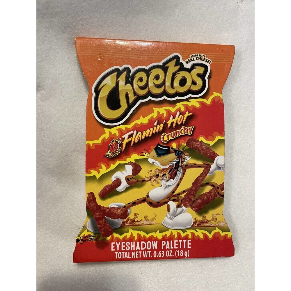 Cheetos Flamin' Hot Crunchy Eyeshadow Palette 2023 - Makeup New